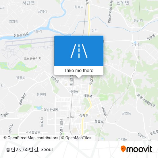 송탄2로65번길 map