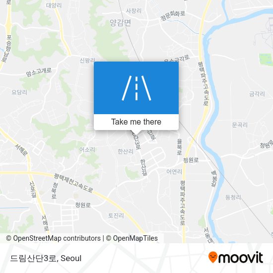 드림산단3로 map
