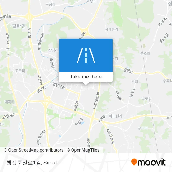 행정죽전로1길 map