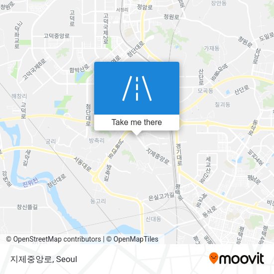 지제중앙로 map