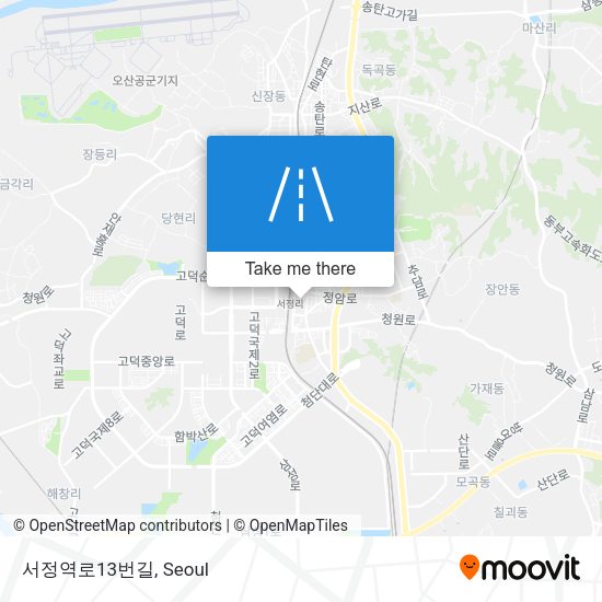 서정역로13번길 map