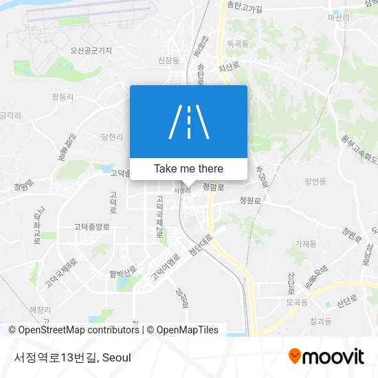 서정역로13번길 map