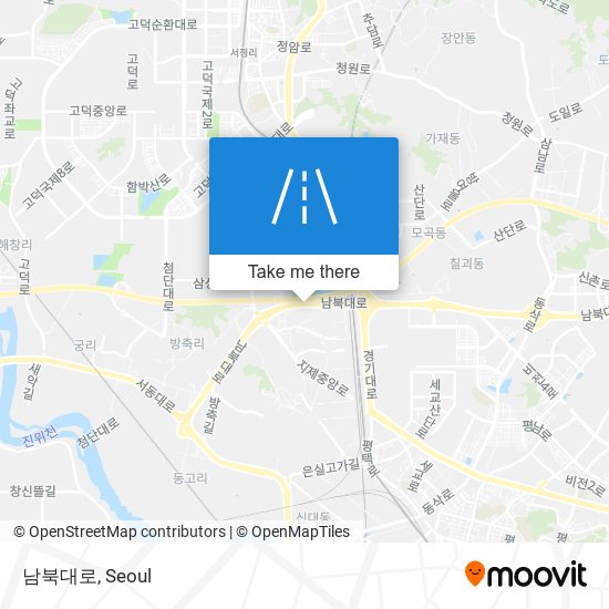 남북대로 map