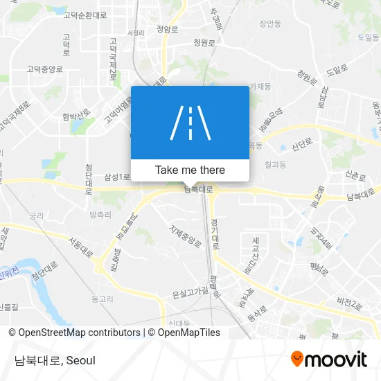 남북대로 map
