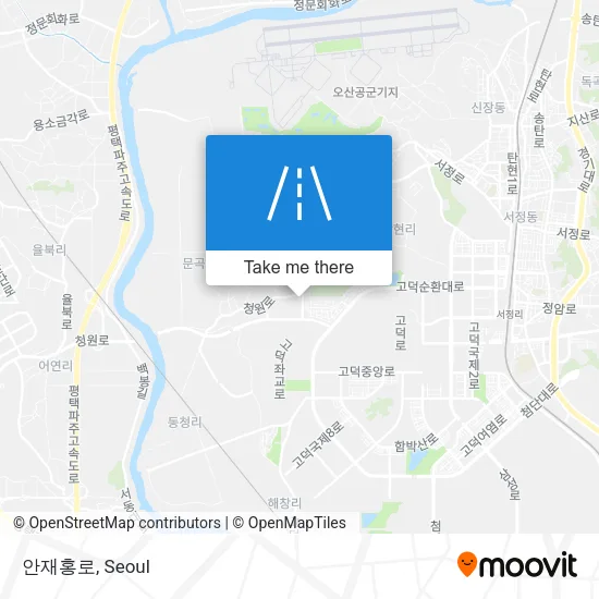 안재홍로 map