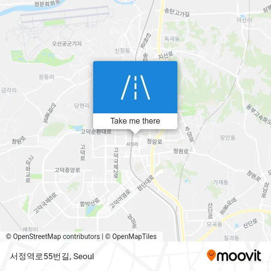 서정역로55번길 map