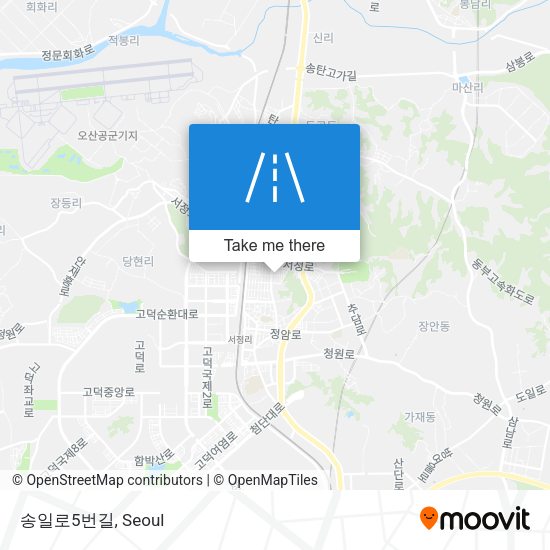 송일로5번길 map