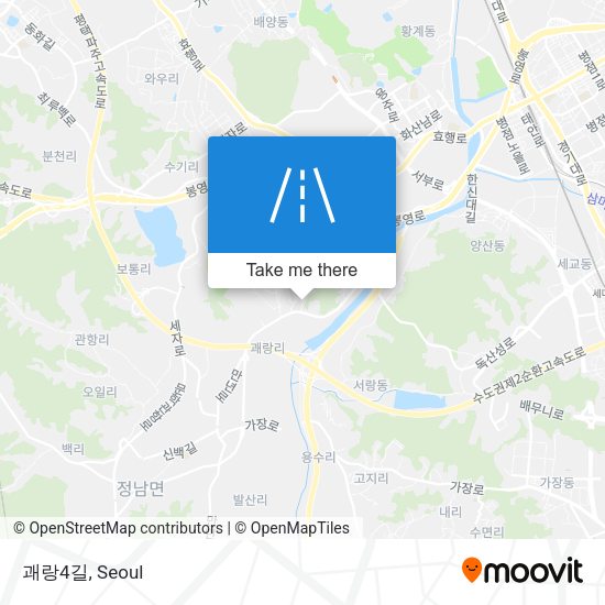 괘랑4길 map