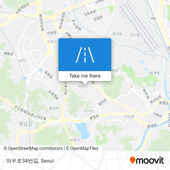 와우로34번길 map