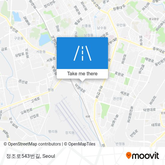 정조로543번길 map