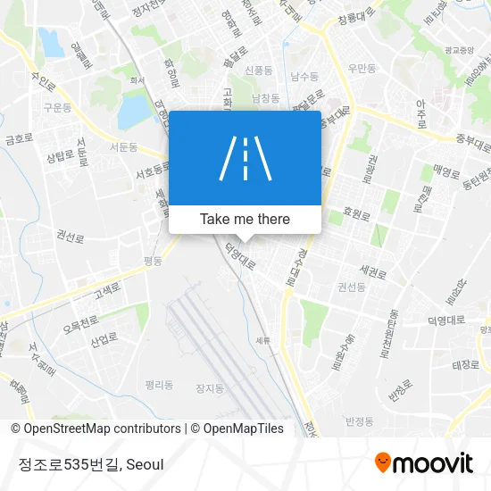 정조로535번길 map