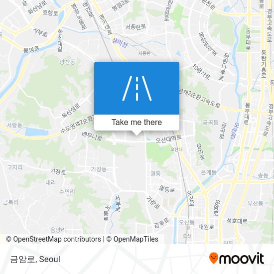 금암로 map