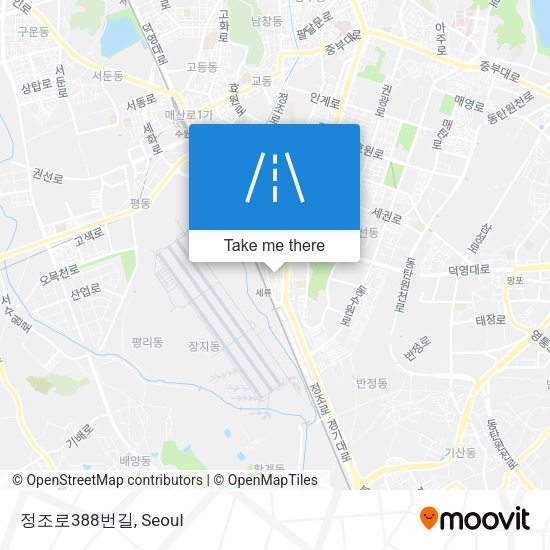 정조로388번길 map
