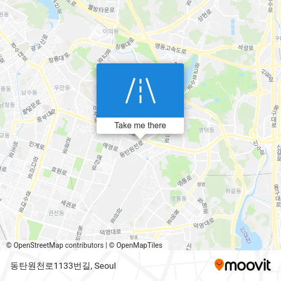동탄원천로1133번길 map