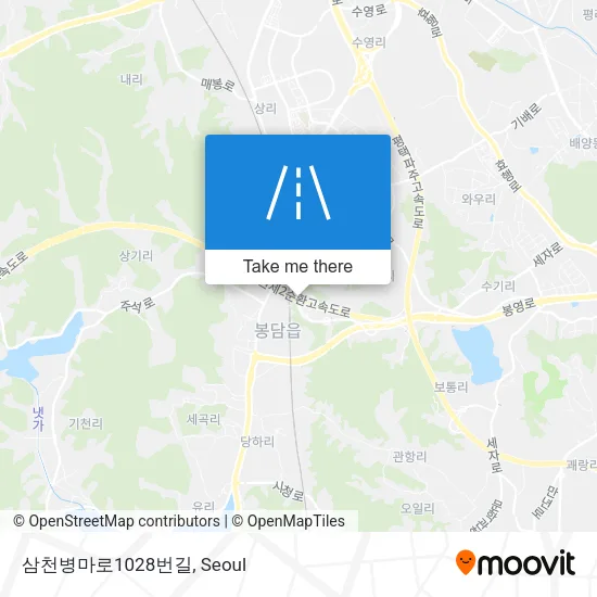 삼천병마로1028번길 map