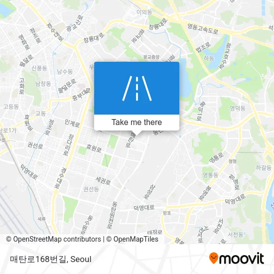 매탄로168번길 map