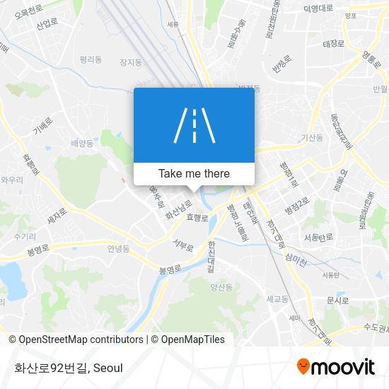 화산로92번길 map