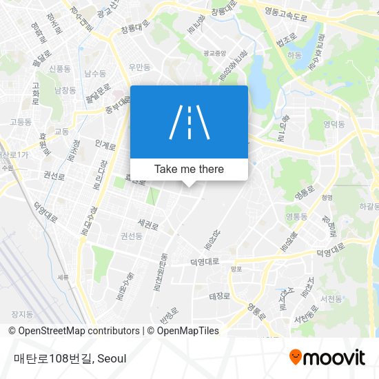 매탄로108번길 map