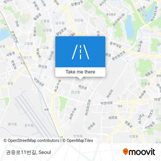 권중로11번길 map