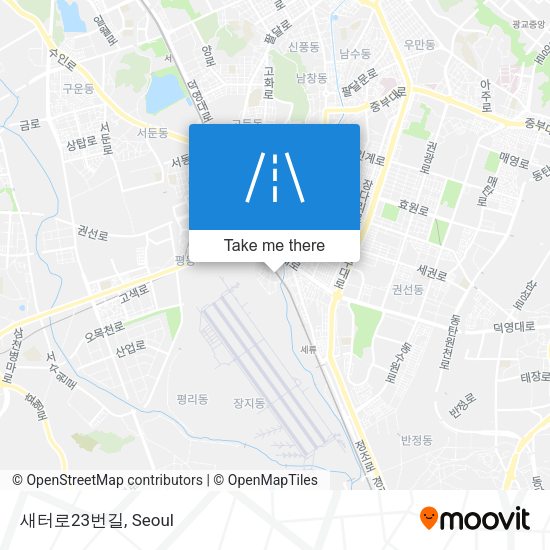 새터로23번길 map