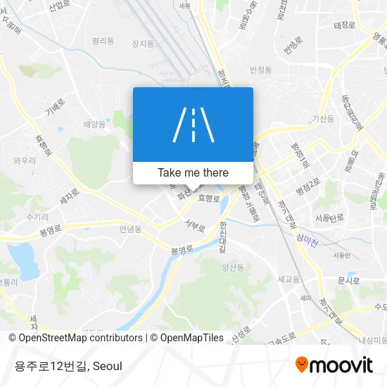 용주로12번길 map