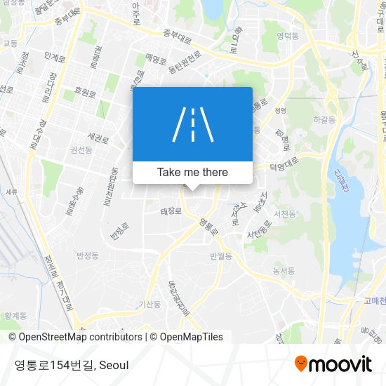 영통로154번길 map