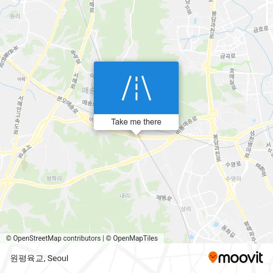 원평육교 map