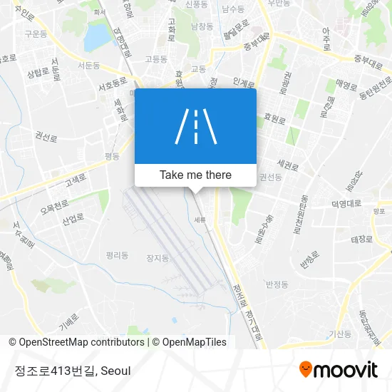 정조로413번길 map