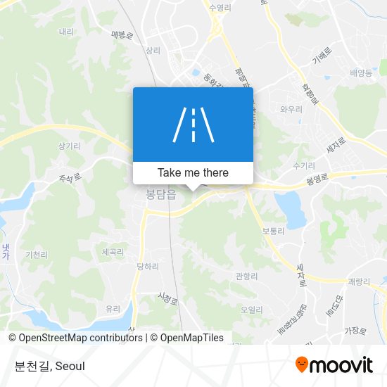 분천길 map