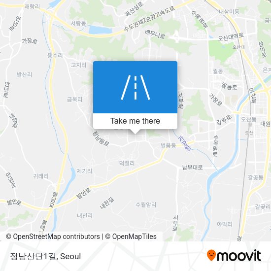 정남산단1길 map
