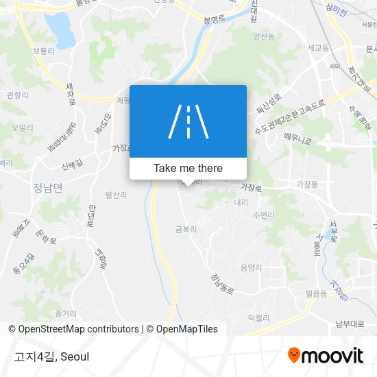 고지4길 map