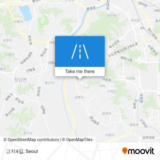 고지4길 map