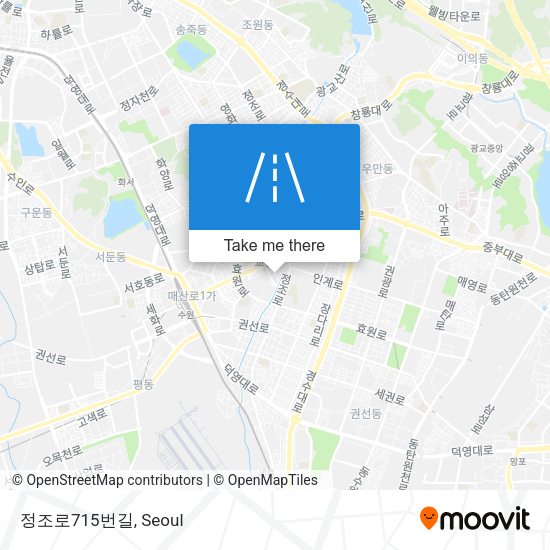 정조로715번길 map