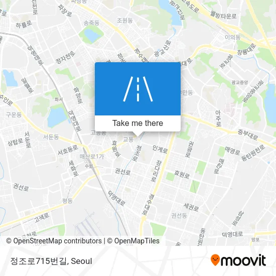 정조로715번길 map