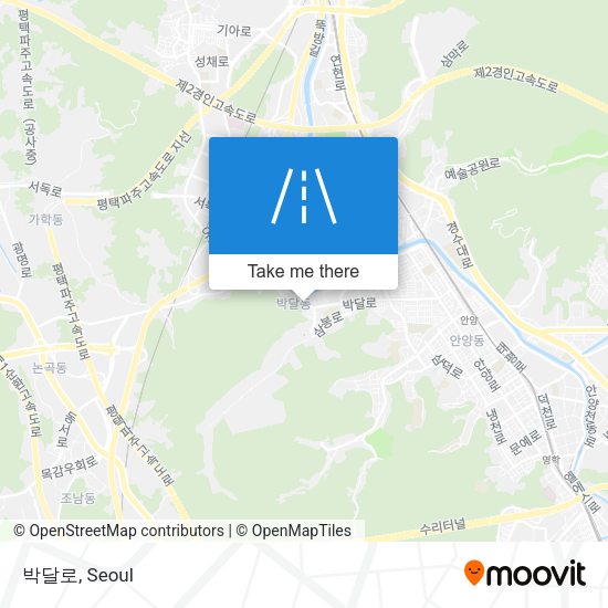 박달로 map