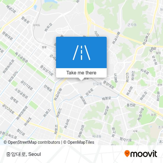 중앙대로 map