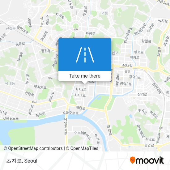 초지로 map