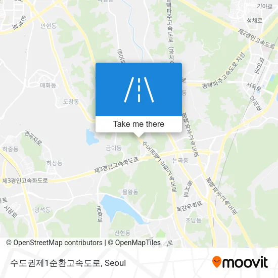 수도권제1순환고속도로 map