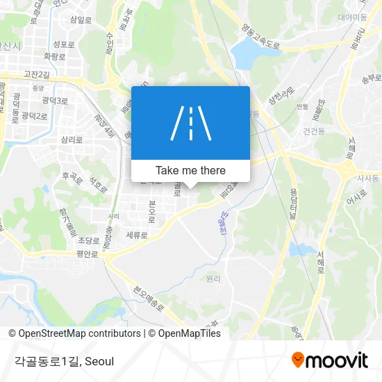 각골동로1길 map