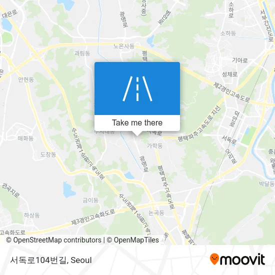 서독로104번길 map