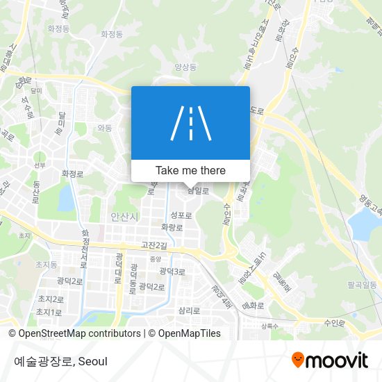 예술광장로 map