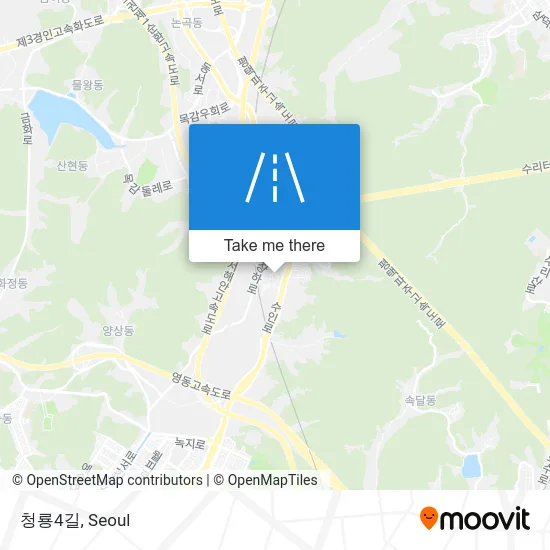 청룡4길 map