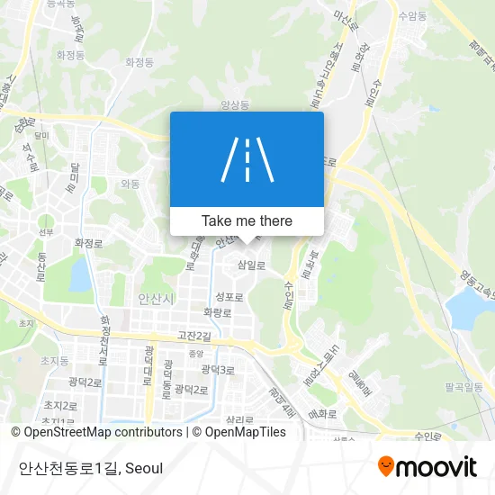 안산천동로1길 map