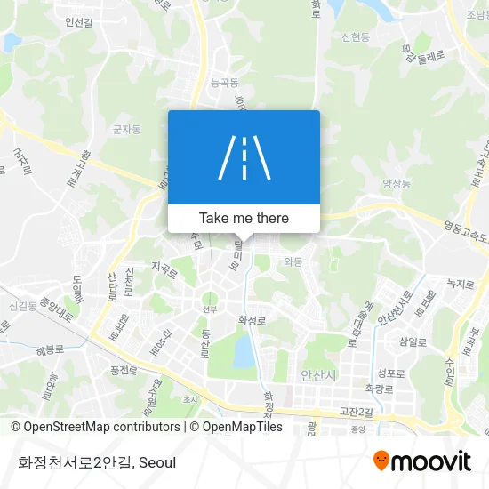 화정천서로2안길 map