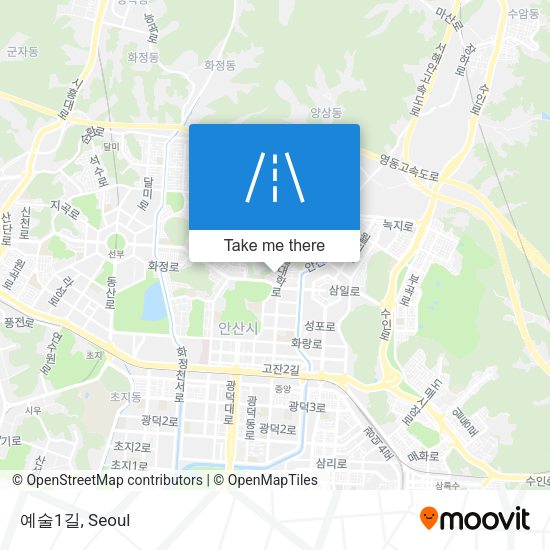 예술1길 map