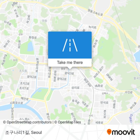 조구나리1길 map