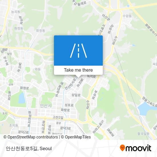 안산천동로5길 map
