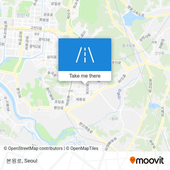 본원로 map