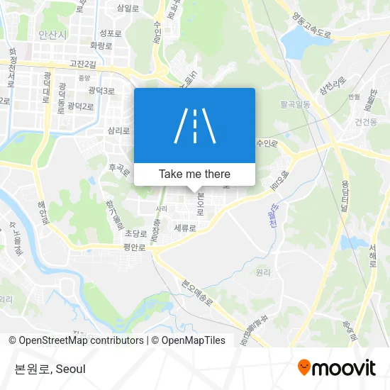 본원로 map