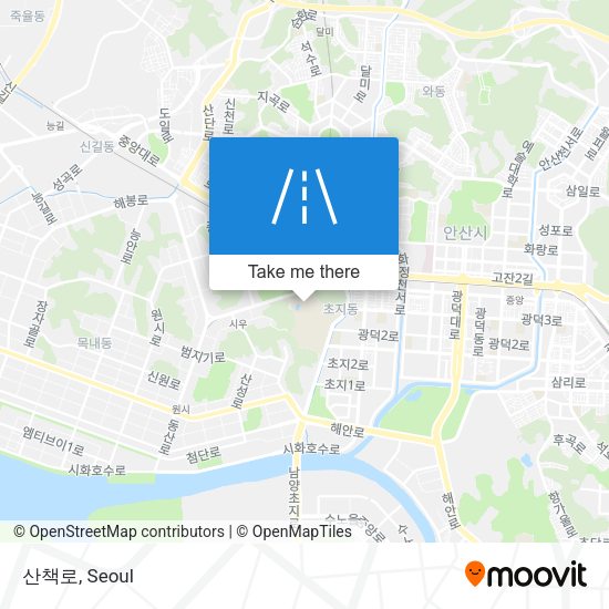 산책로 map